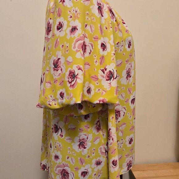 Cato Chic Floral Yellow Blouse - Picture 2 of 8